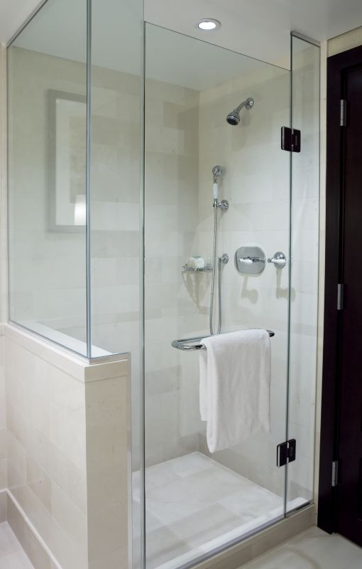 Elegant Shower with Frameless Glass